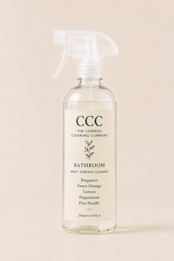 Bathroom Multi Surface Cleaner 250ml — Bergamot, Peppermint & Pine Needle — The Cornish Cleaning Company