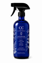 Bathroom Multi Surface Cleaner 500ml blue glass bottle by The Cornish Cleaning Company