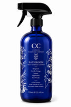 Bathroom Multi Surface Cleaner 750ml blue glass bottle by The Cornish Cleaning Company