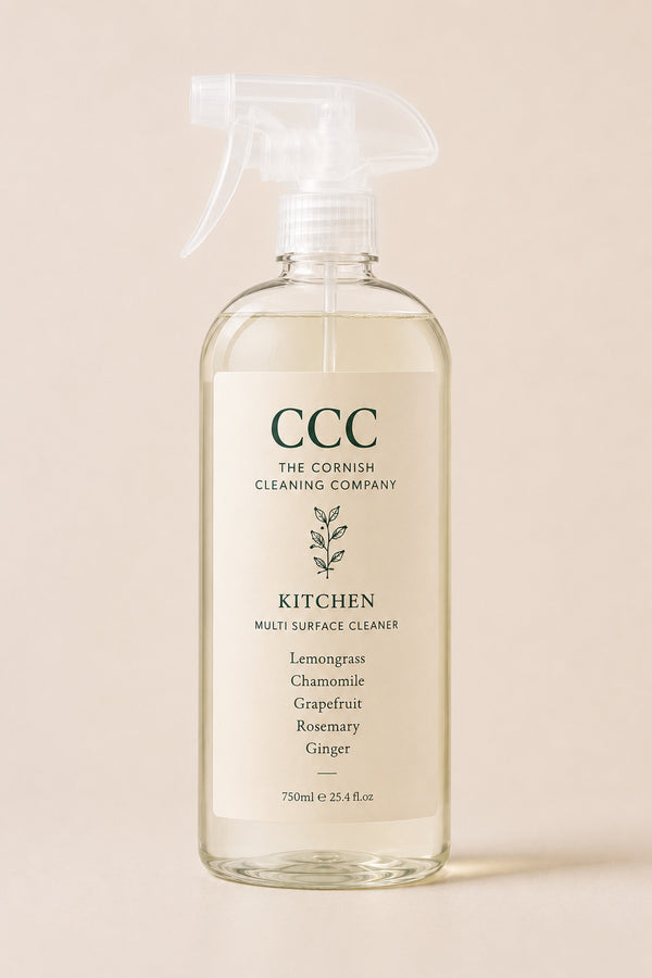 Kitchen Multi Surface Cleaner 750ml — Lemongrass, Chamomile, Grapefruit, Rosemary & Ginger — The Cornish Cleaning Company
